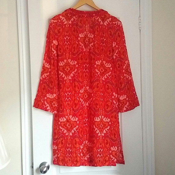 TORY BURCH - silk blend swim coverup - Picture 2 of 6
